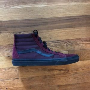 Vans Sk8-HI Men12 Red and Black